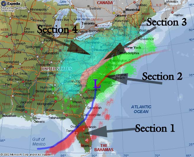 A model Nor'easter